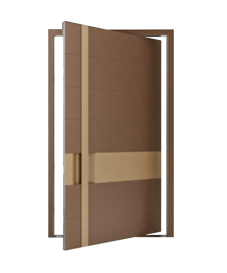 PIVOT 8 aluminium exterior offset-pivot door example