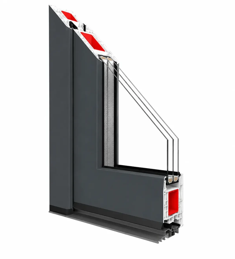 IGLO ENERGY door profile cross-section