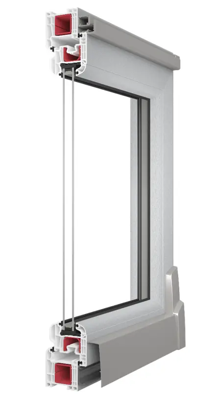 IGLO 5 PSK tilt-and-slide system profile construction