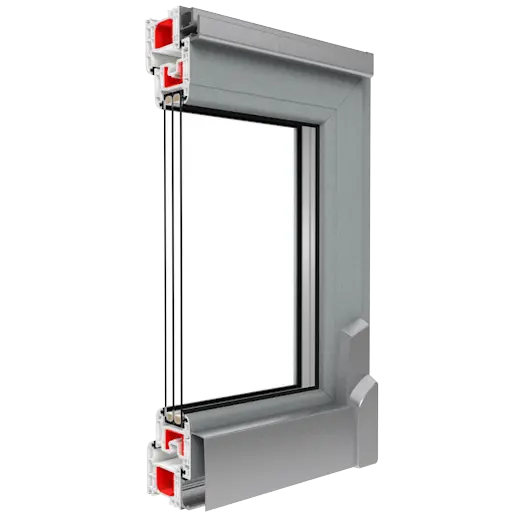 IGLO LIGHT PSK atverčiamos ir nustumiamos PVC terasų sistemos profilis