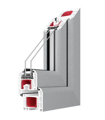IGLO 5 Classic window frame cutaway