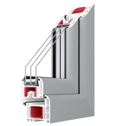IGLO Light window frame cutaway